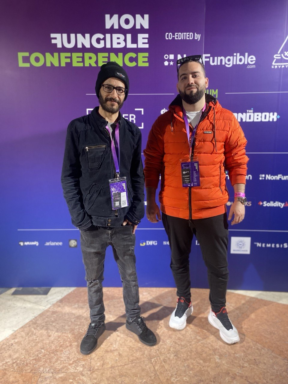 With Maxi from MultiNFT at NonFungible Conference